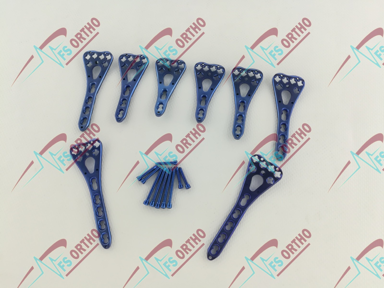 Distäl Radius Volar Locking 2 to 10 Holes L & R Plate with screw 92 pc SS 316L