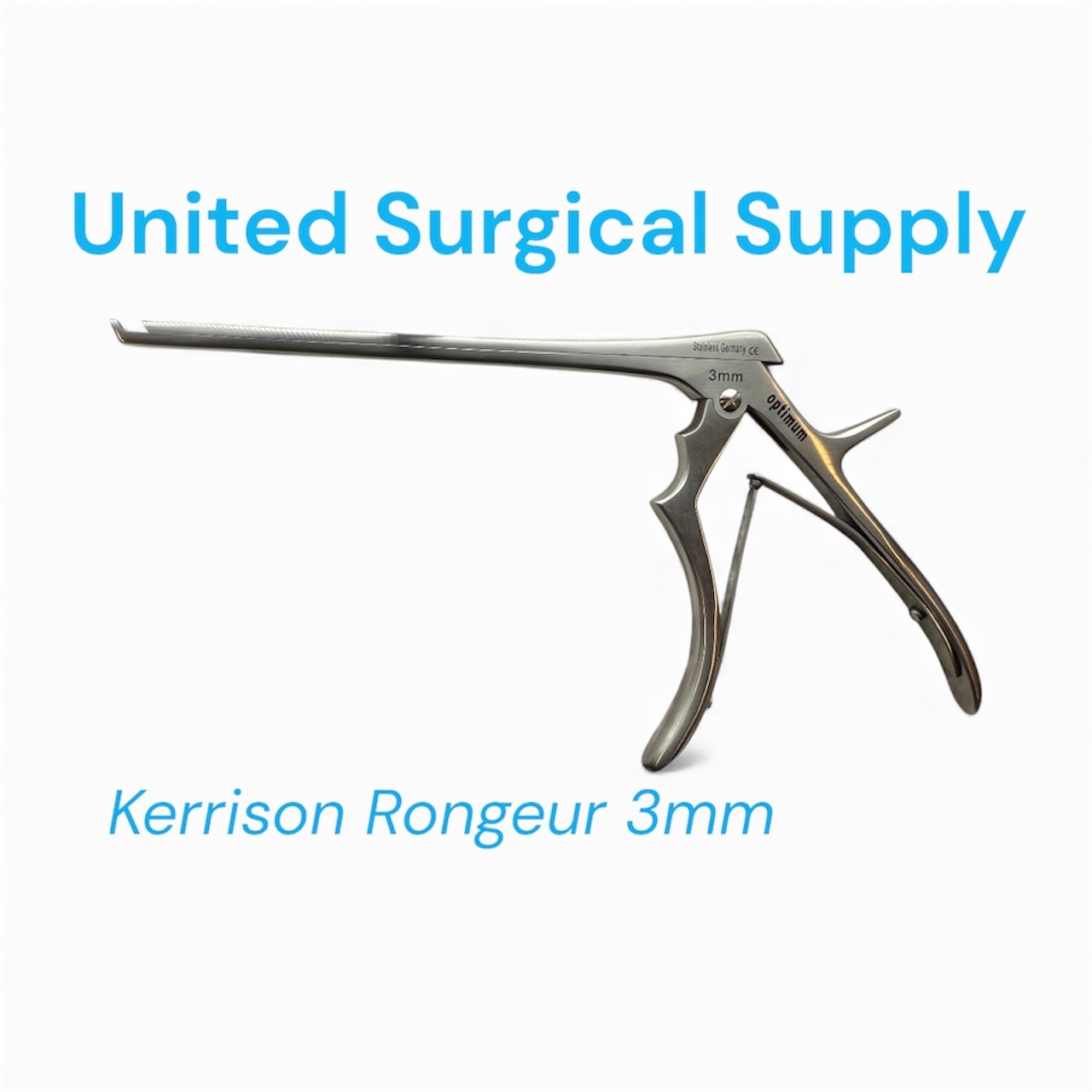 Kerrison Rongeur 3mm Surgical Instrument – Optimum Brand, German Stainless Steel