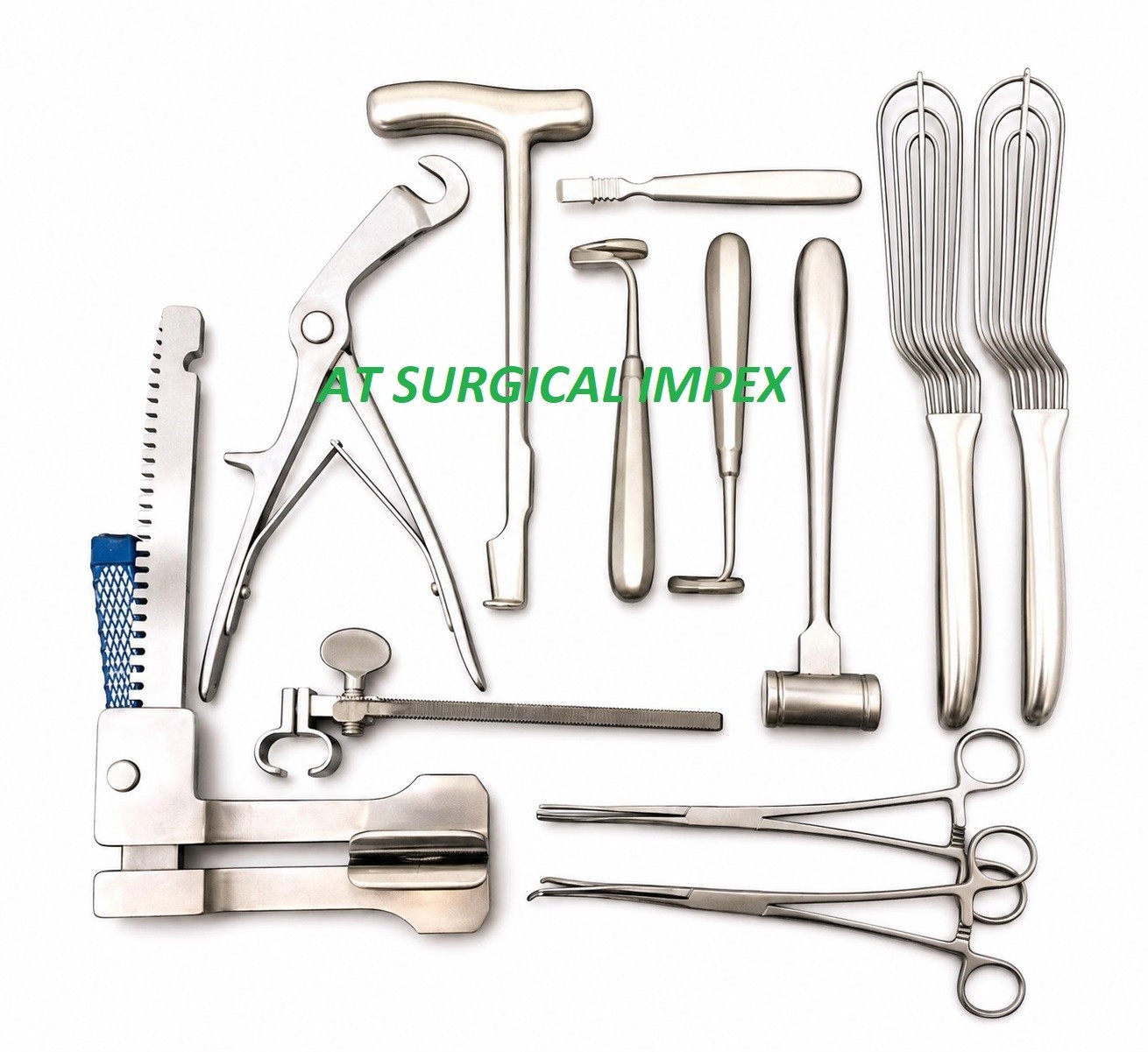 Basic Thoracotomy Surgery Instruments Set 12 Pcs Surgical Tool Kit CE