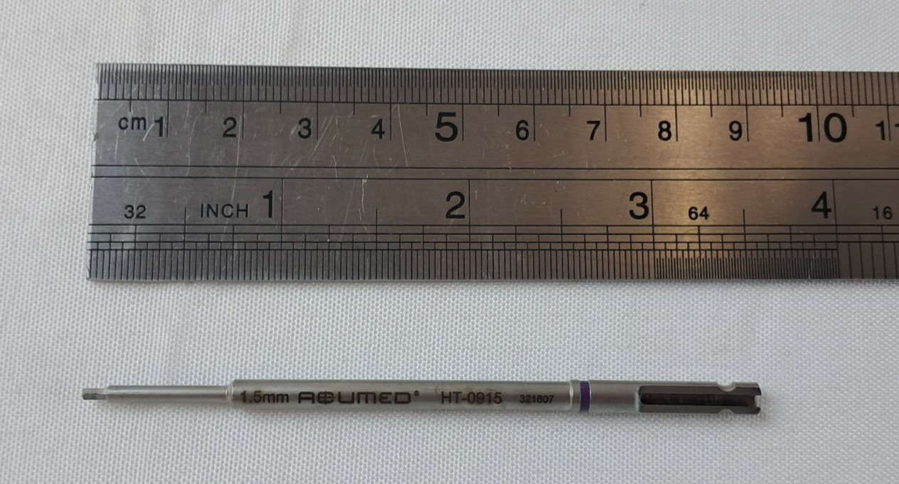 Acumed HT-0915, 1.5 mm Cannulated Quick-Release Hex Driver Tip