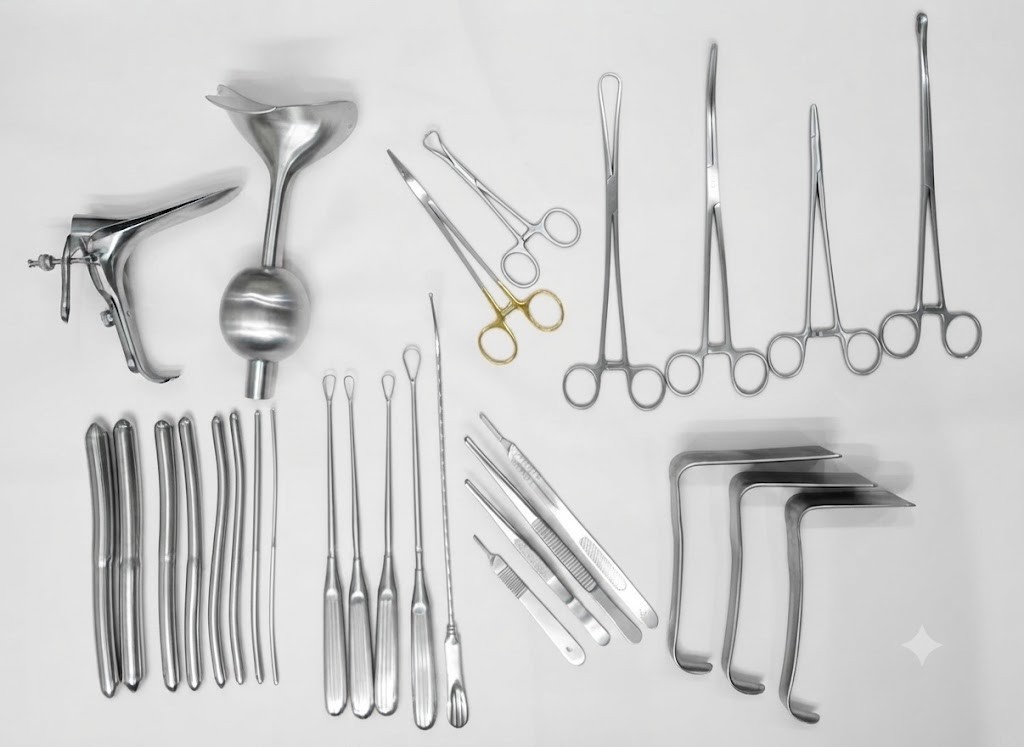 Dilation and Curettage (D&C) Set Gynecology Surgical Instruments BY MDR