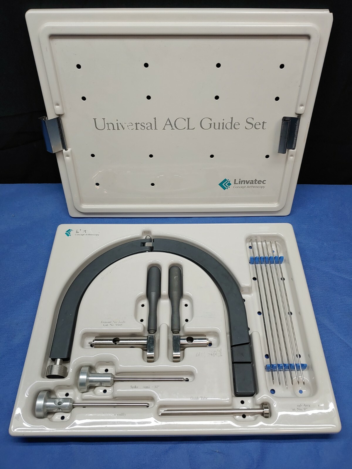 Linvatec Surgical Orthopedic Universal ACL Guide Set In Case (Complete)