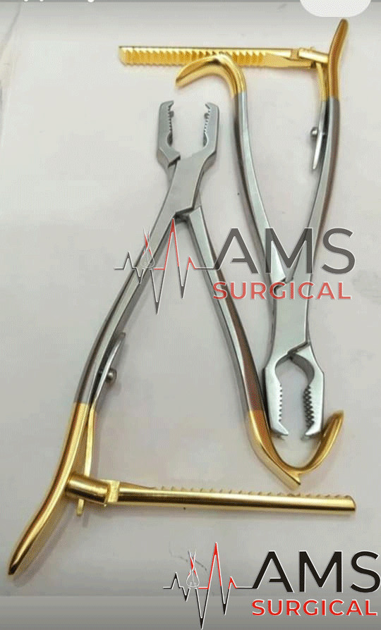 Orthopedic Gold Coated pliers Set Of 2 Pcs Stainless Steel instruments