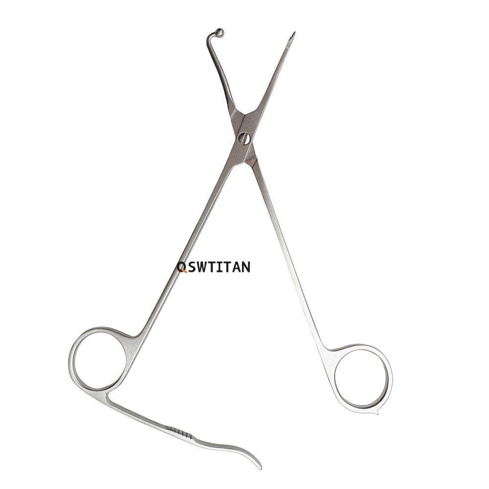 Plate Holding Forceps with Snap design Lock Veterinary Surgical Instruments