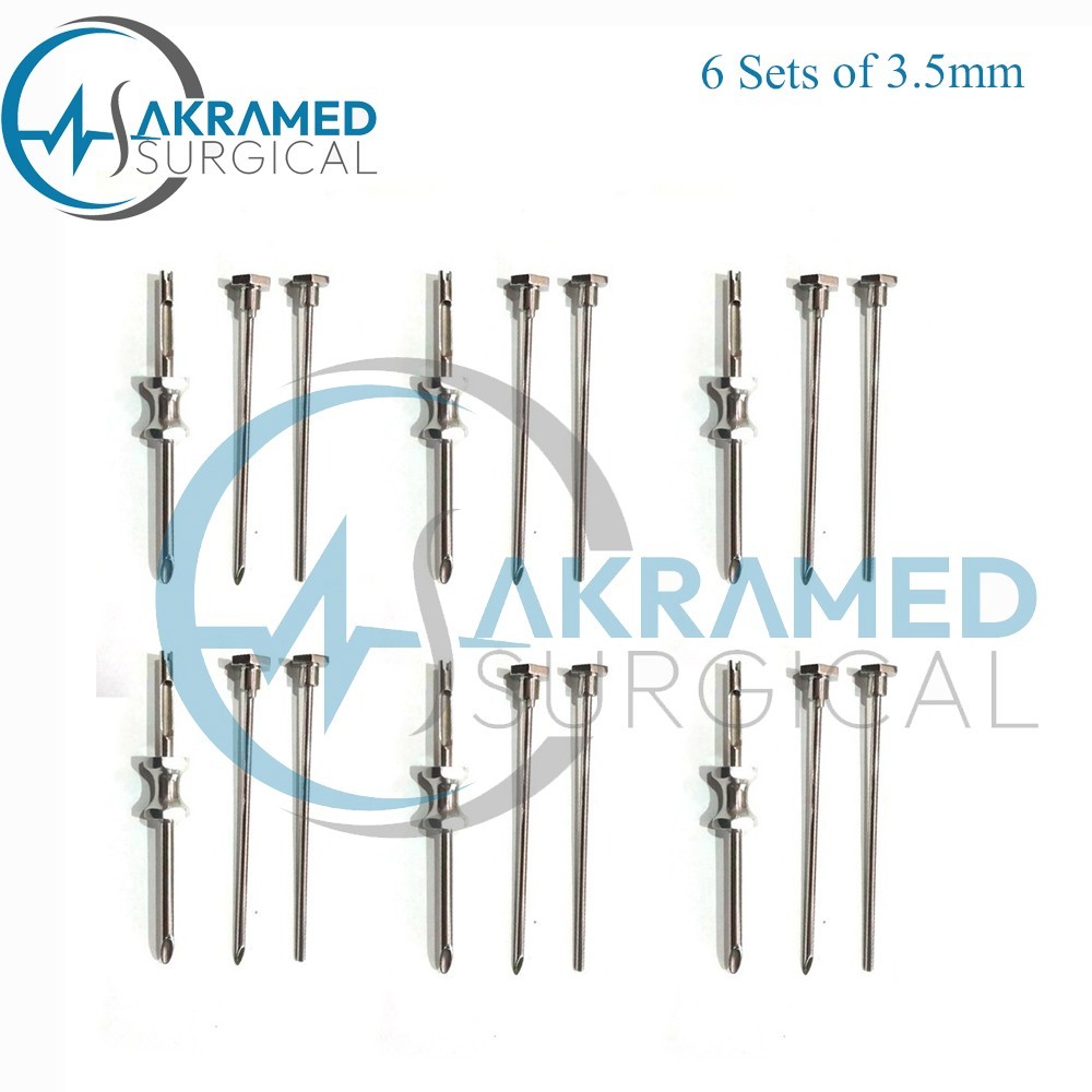 6 Sets HRT trocar 3.5 mm Hormone Replacement Pellet Insertion Trocars