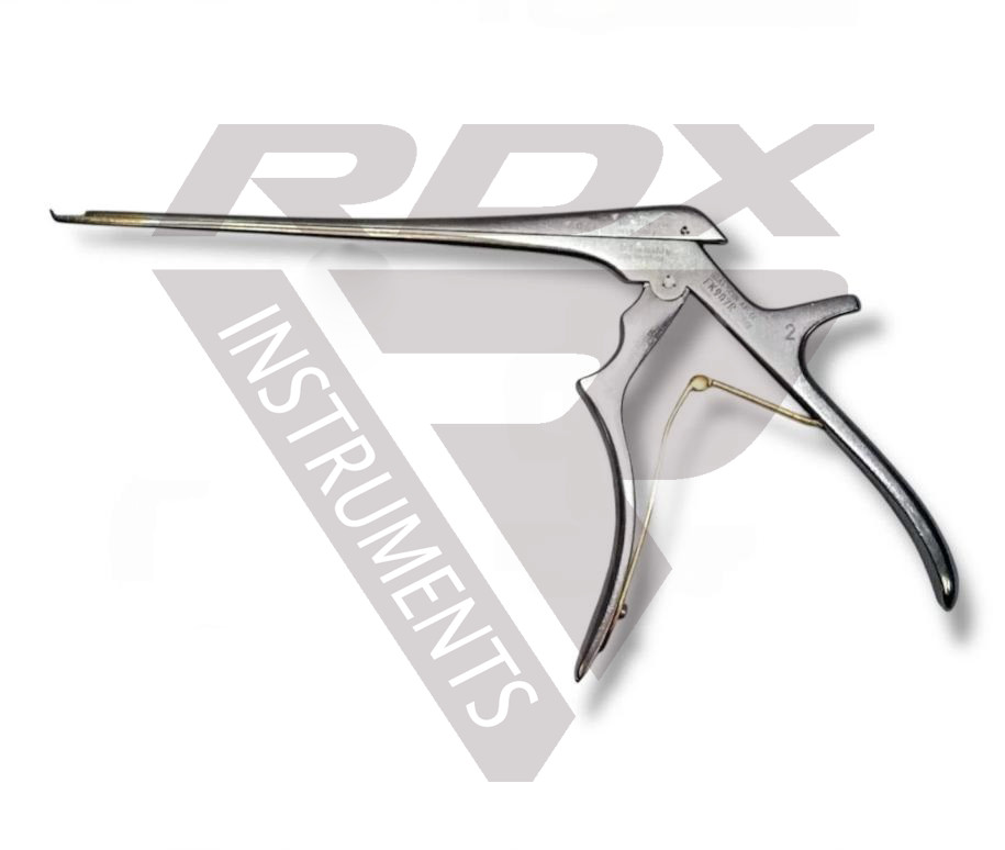 Aesculap FK907R 2mm x 40° Up x 7 Detachable Thin w Ejector Kerrison Rongeur