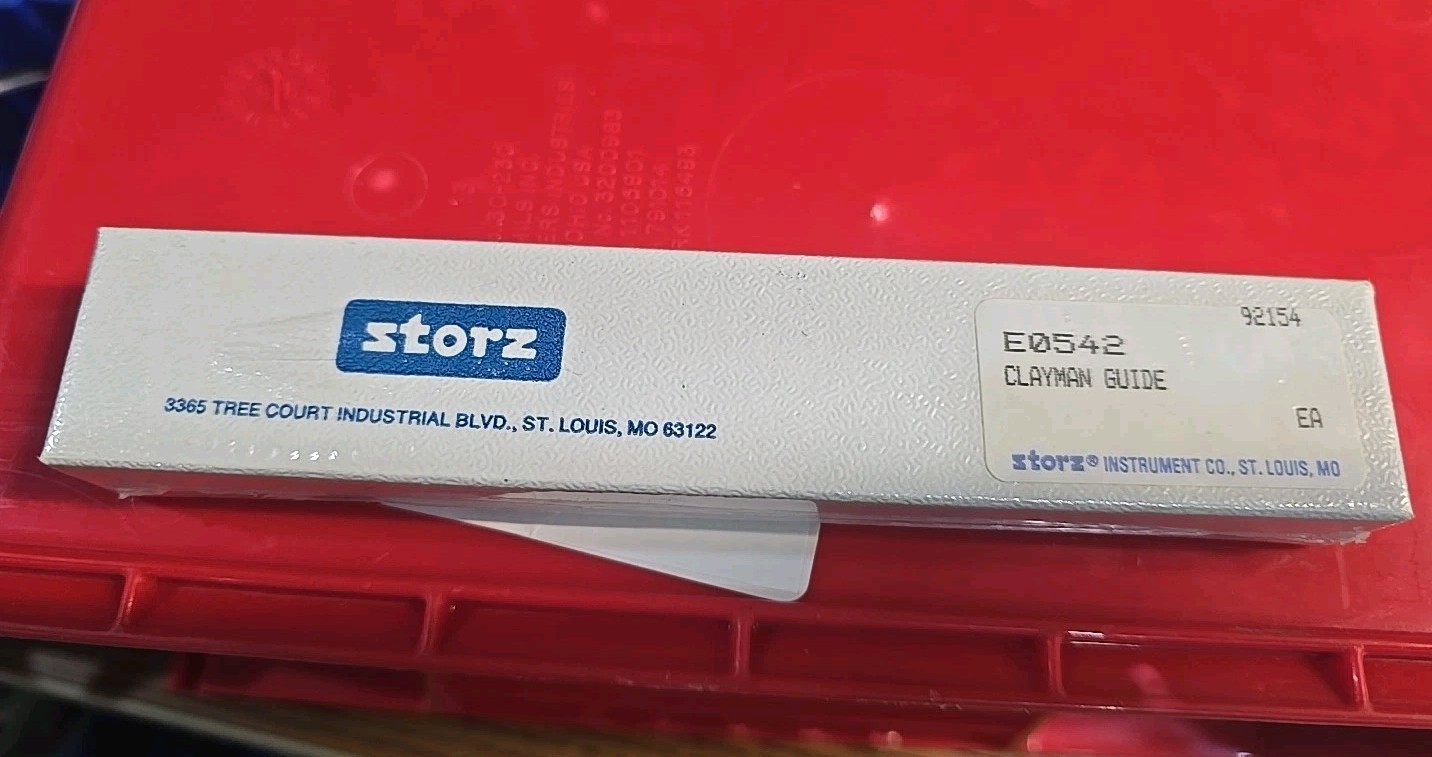 Karl STORZ Clayman Guide E0542 as pictured new in the box
