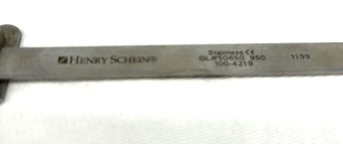 Henry Schein Caliper Dental Surgical Stainless Steel GL 50650 950 100-4219 1198