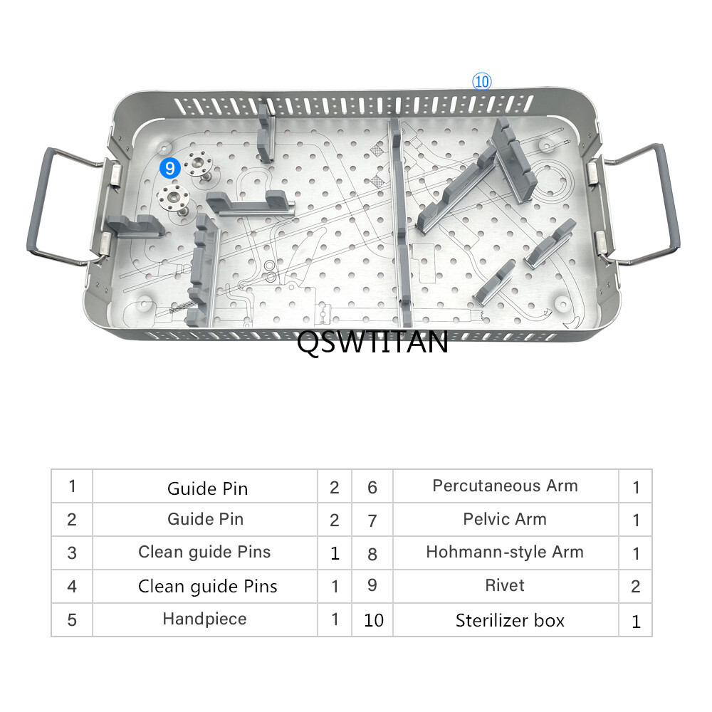 Orthopedic Collinear Reduction Clamp Set for Trauma Pet Surgical Instruments