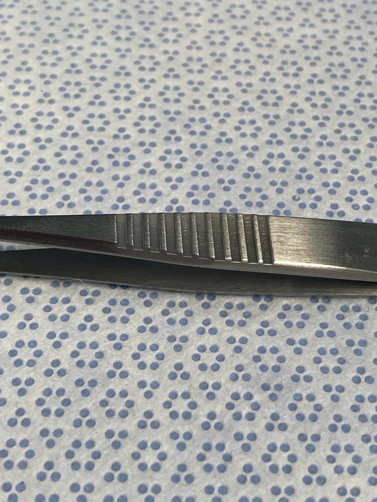 Micrins MI1517-3 Microsurgery Forceps 9mm Flat Handle 03.mm Tip Neuro Ortho