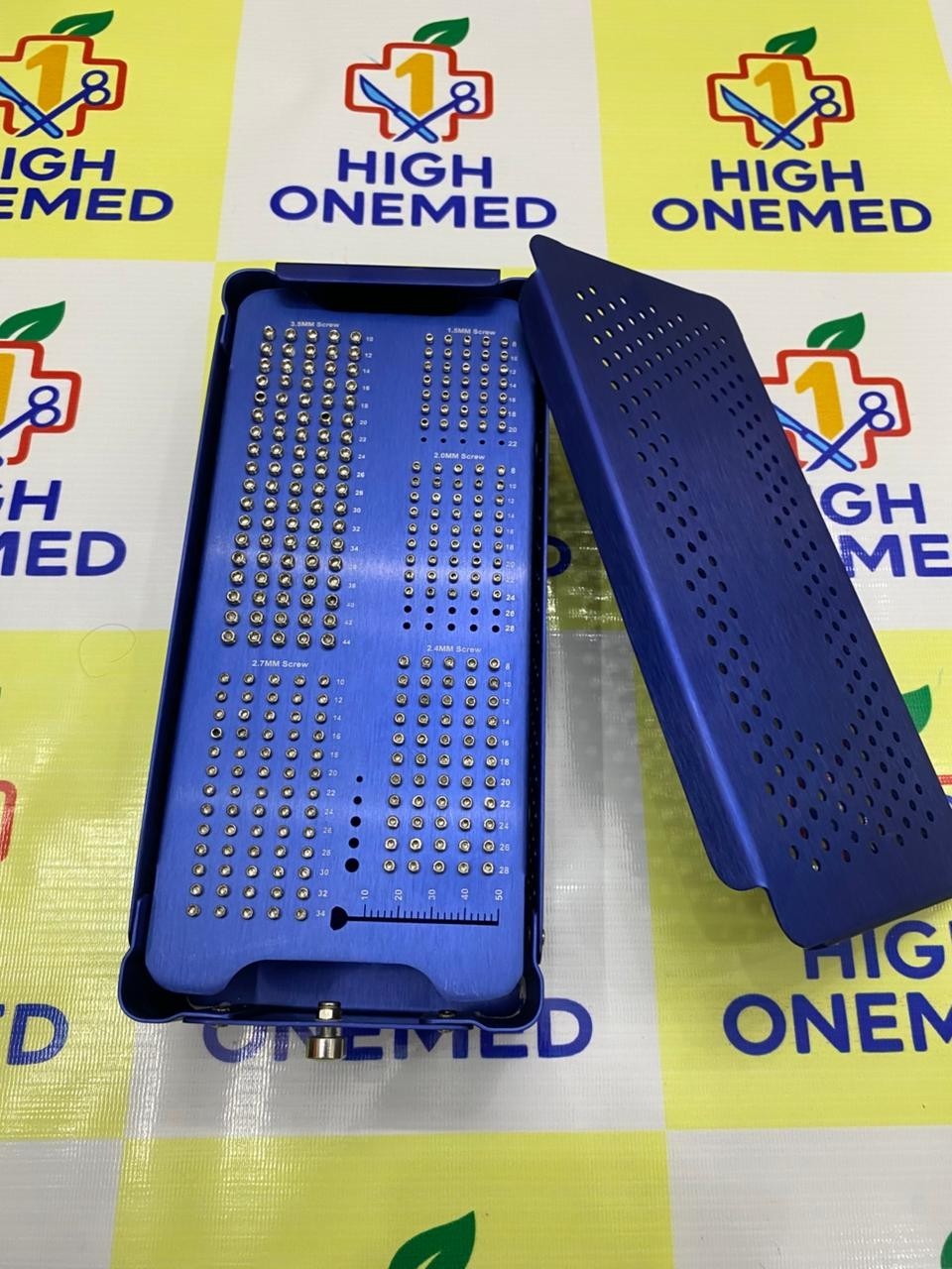 LCP Locking Screw Box 1.5/2.0/2.4/2.7/3.5mm 311 Pcs Stainless Steel 316L