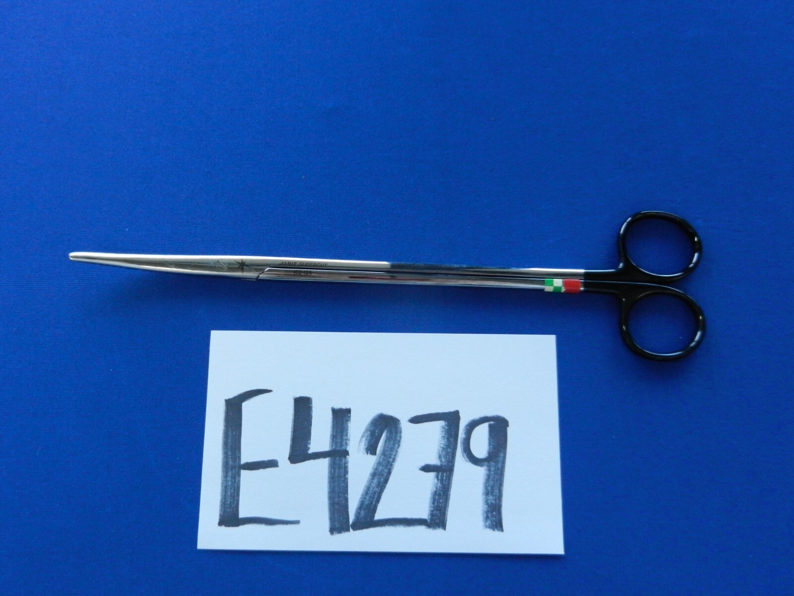 E4279 Jarit 102-125 Metzenbaum Curved Round Tip Scissors 232mm Length