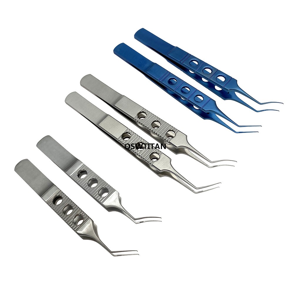 1pc Capsulorhexis Forceps Titanium Ophthalmic tweezers Surgical Instruments
