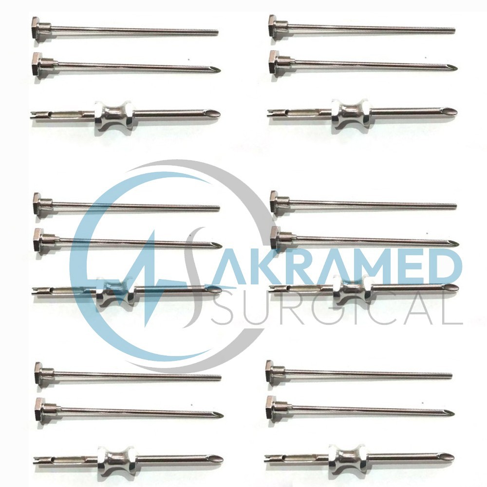 6 Sets HRT Trocar 4.5mm Hormone Replacement Pellet Insertion Trocars Sets