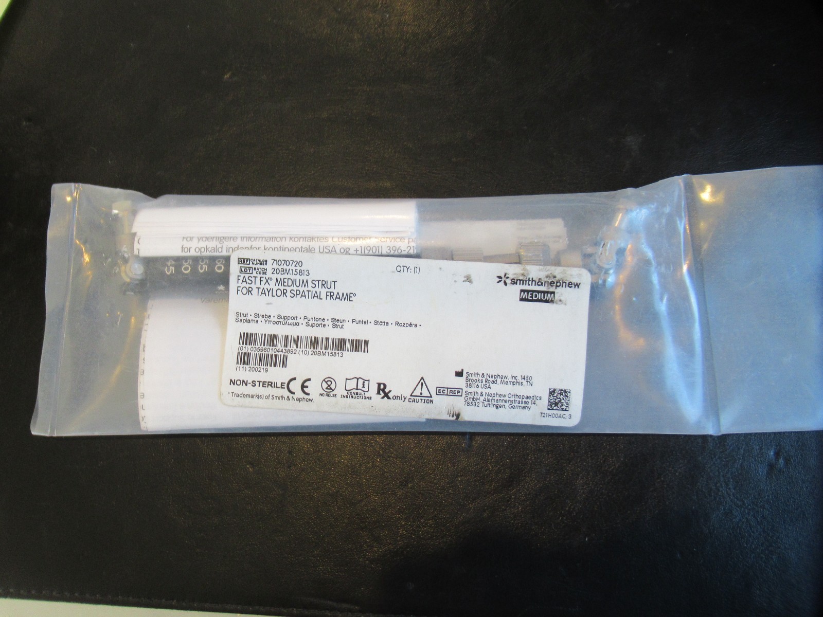SMITH AND NEPHEW FAST FX MEDIUM STRUT FOR TAYLOR SPATIAL FRAME 71070720 FAST SHI