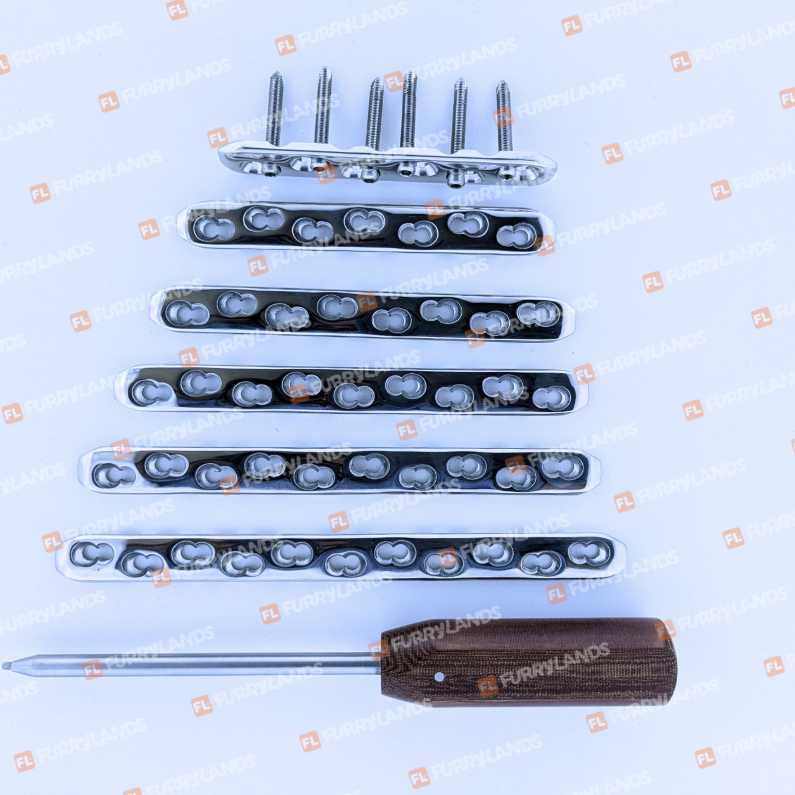 Broad Locking Plates 5-14 Hole & Self Tapping Screws 117 PCS Set SS 316-L