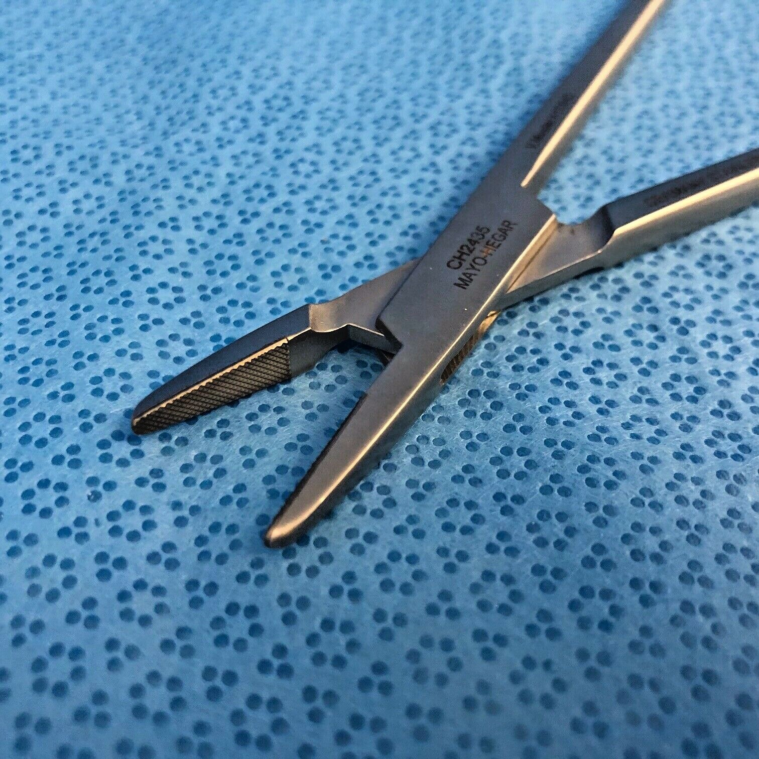 V. Mueller CH2435 Vital Mayo Hegar Needle Holder TL 11 3/4″ Orthopedic