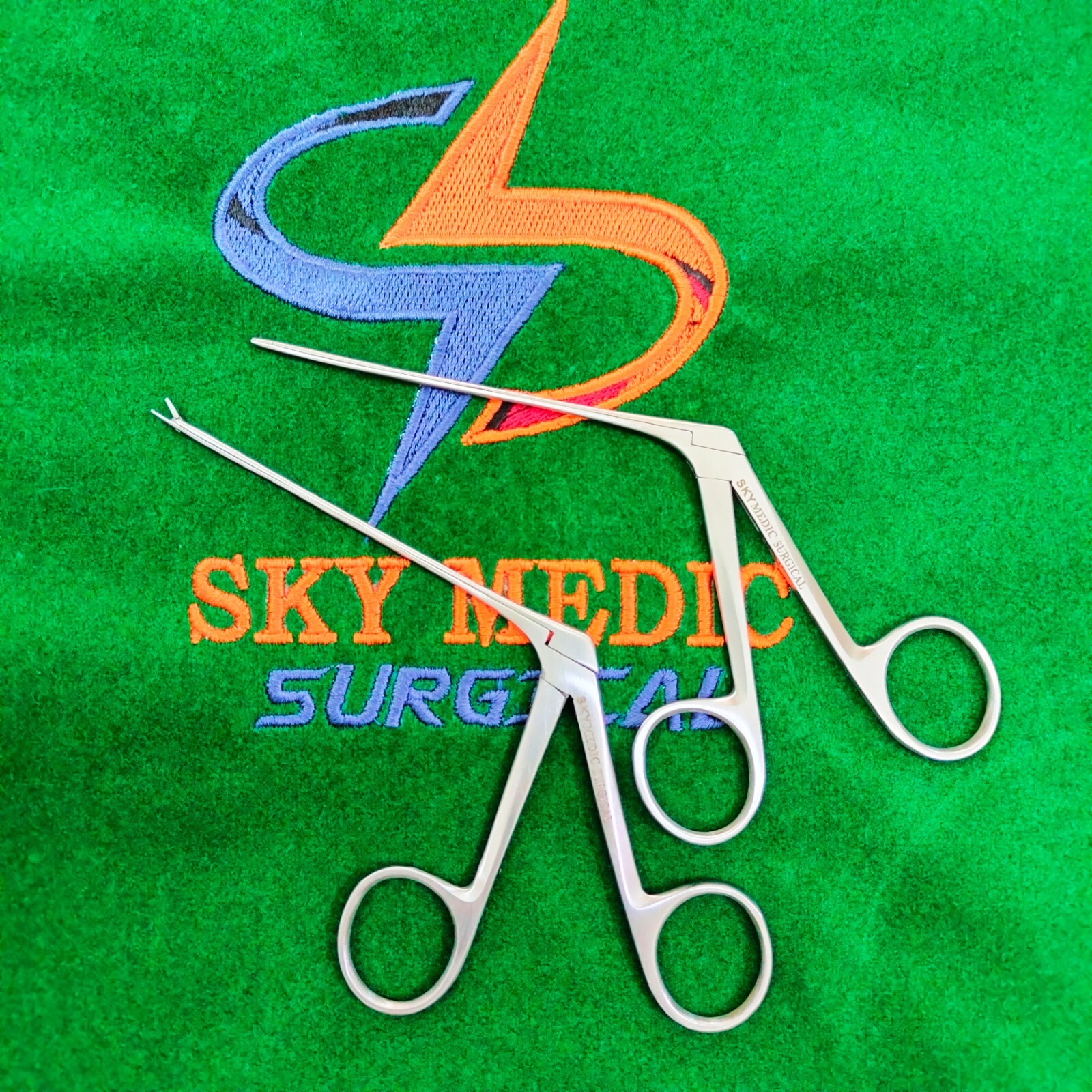 Micro Alligator Ear Forceps Straight Delicate Serrated Jaws Shaft Size 3.25 inch
