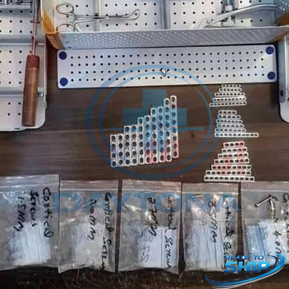 Veterinary Orthopedic Mini Micro Fragment System Set/kit 1.5/2.0/ 2.7/3.5/4.0mm
