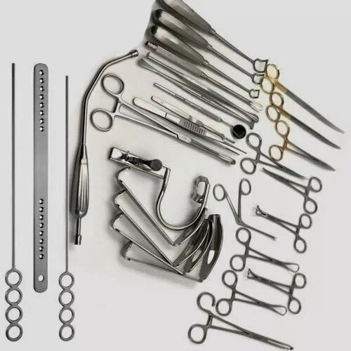Tonsillectomy and Adenoidectomy 30 Pcs Set Surgical Instruments High Quality