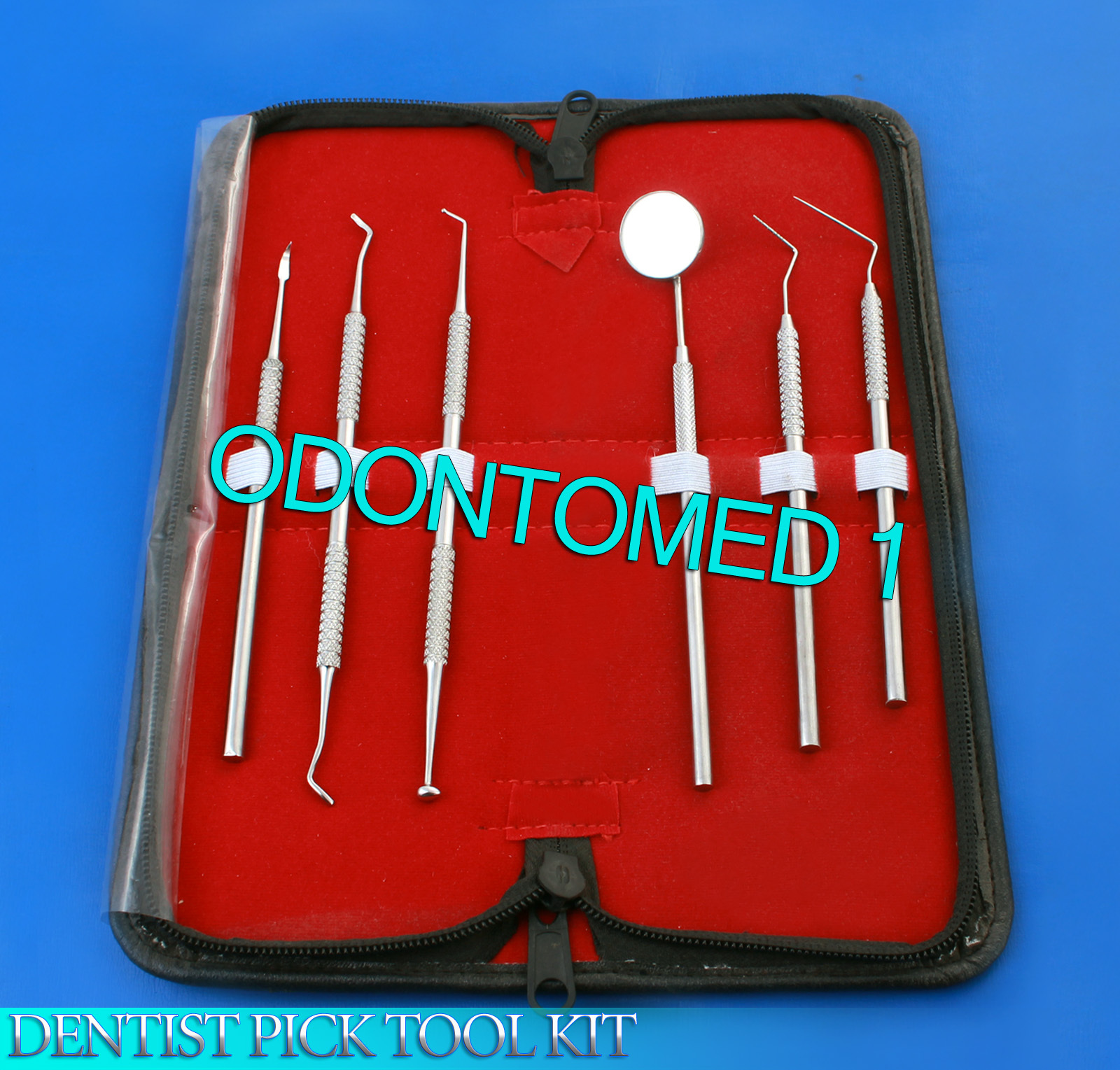 6 PCS DENTAL DENTIST PICK TOOL KIT SURGICAL DENTAL INSTRUMENTS PR-303