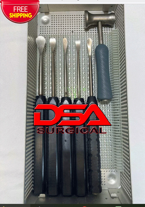 Cobb Elevator Set of 6 Pcs Spine Surgical orthopedic instruments black color