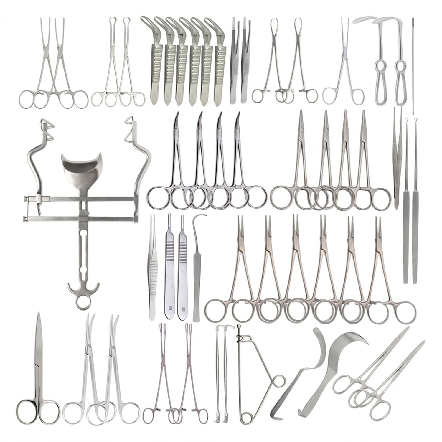 Laparotomy Set of 57 Pcs in the abdomen surgery Set Surgical Instruments DS-1634