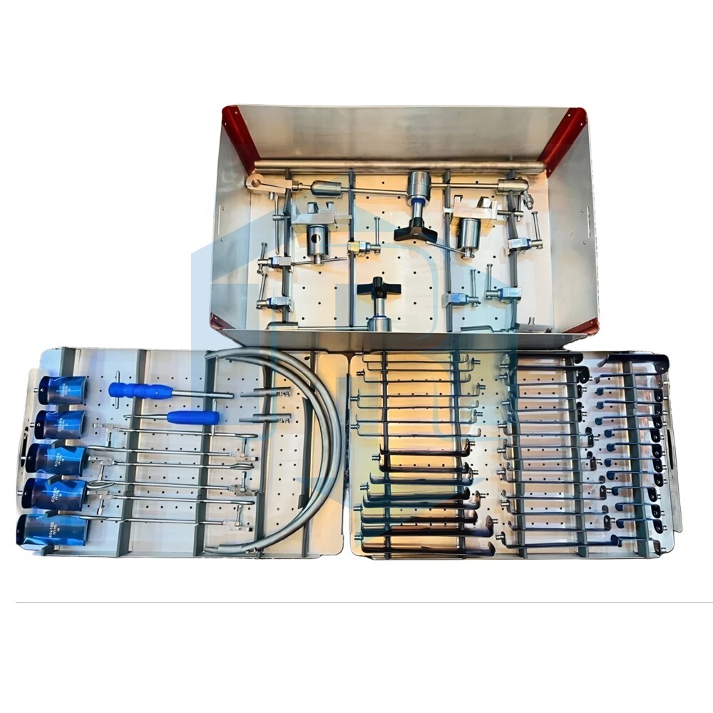 Phantom AL Anterior Lumbar Surgical Access Instrument System & Sterilization Box