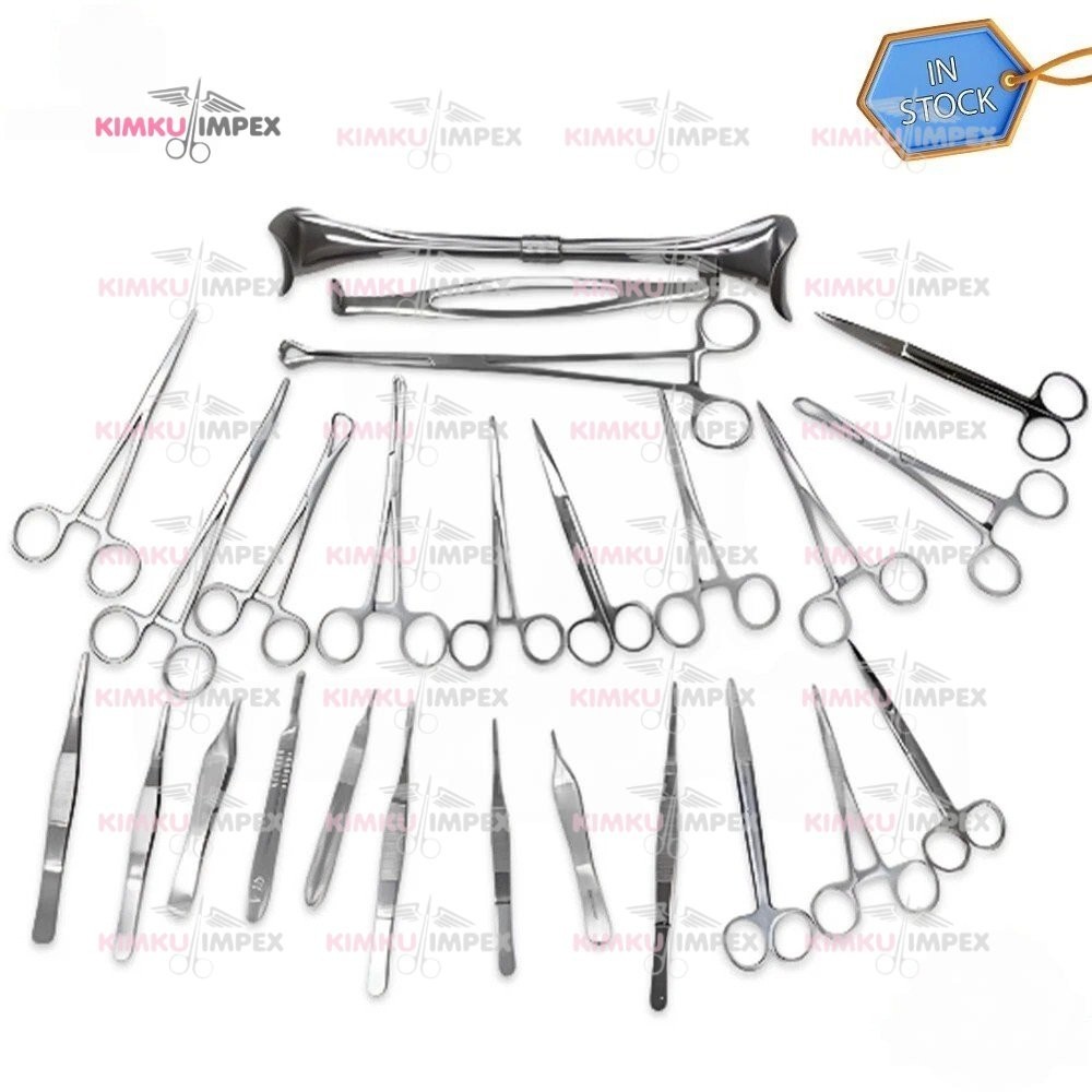 Basic Laparotomy Surgical Set Surgical Medical German Grade Stainless Steel