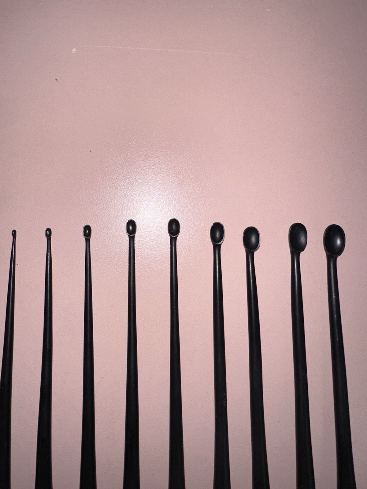Set of 9 Orthopedic Bone Curettes Assorted Sizes Range #000-#6 Instruments