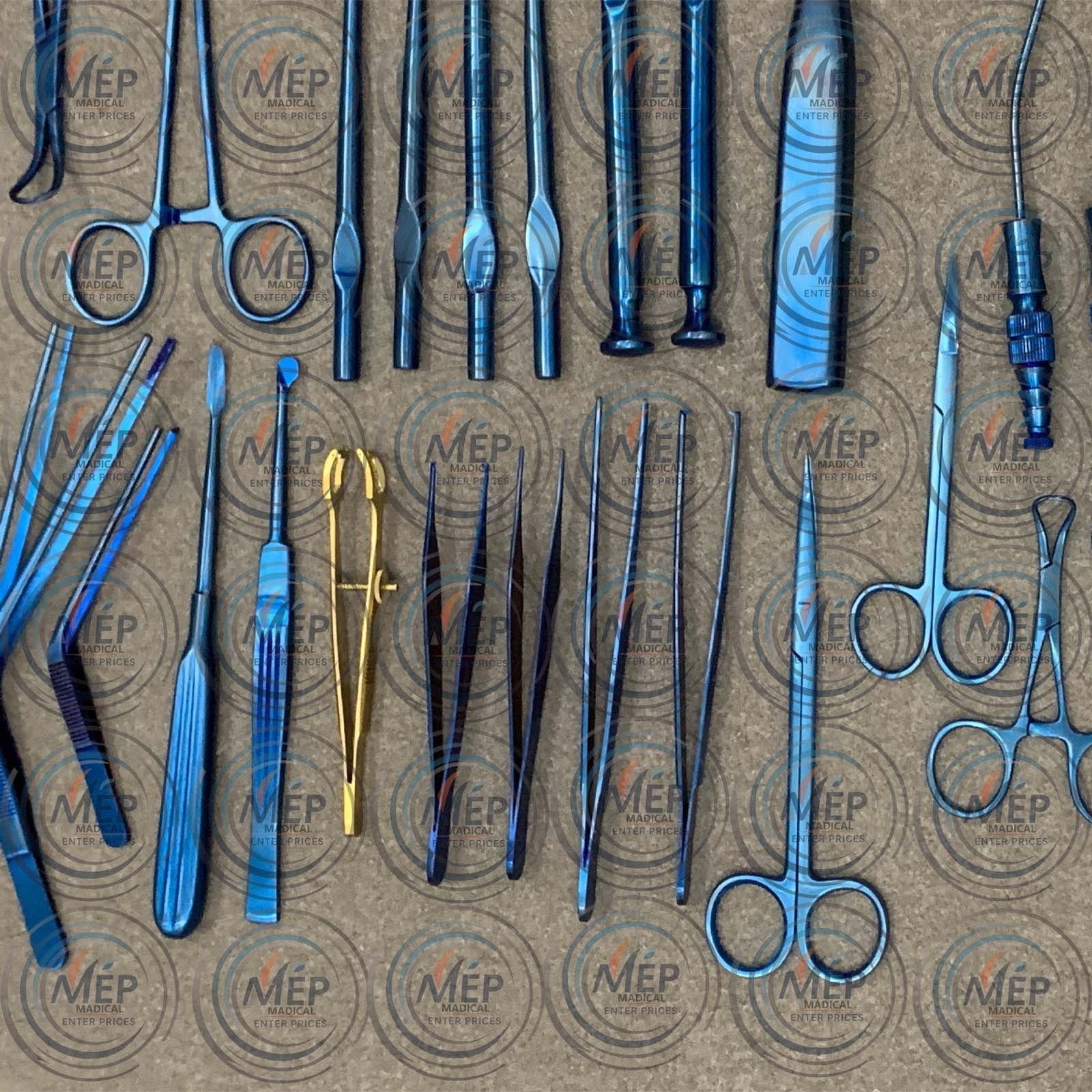 Rhinoplasty Surgical Instrument Set 50pcs Nose Surgery German Stainless Steel