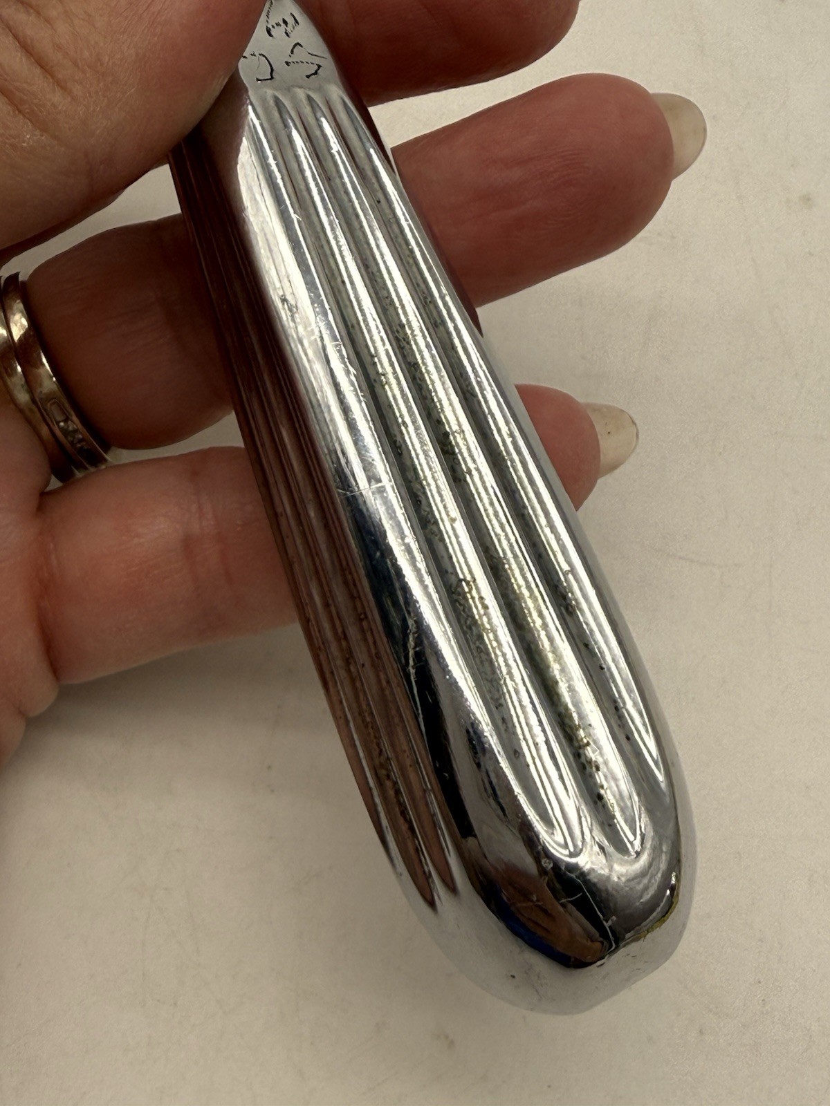 Vintage Stainless Steel Surgical Bone Curette 6.5” Long USA See