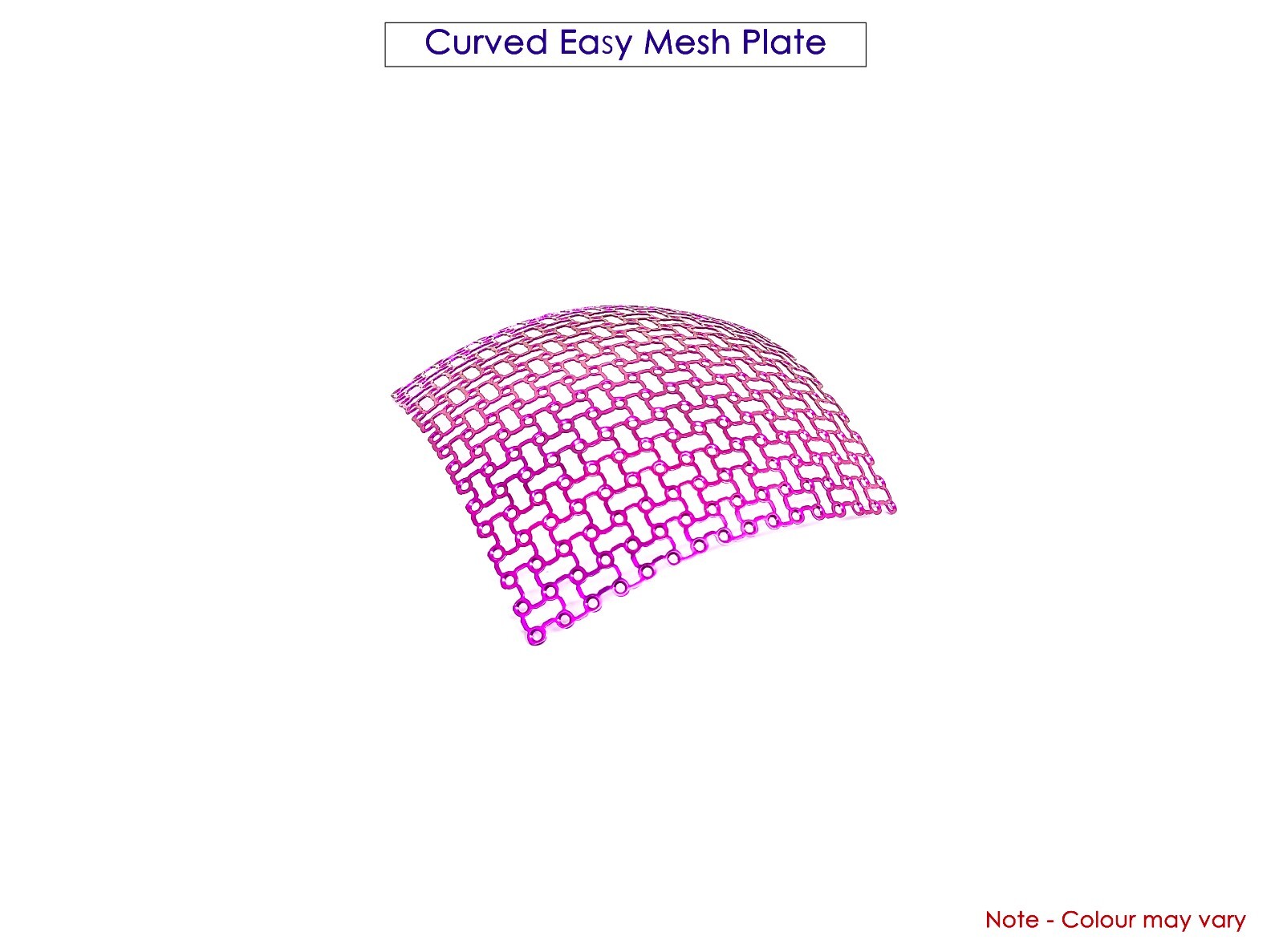 Titanium Maxillofacial Easy Mesh Plate 100mm x 100mm veterinary instrument