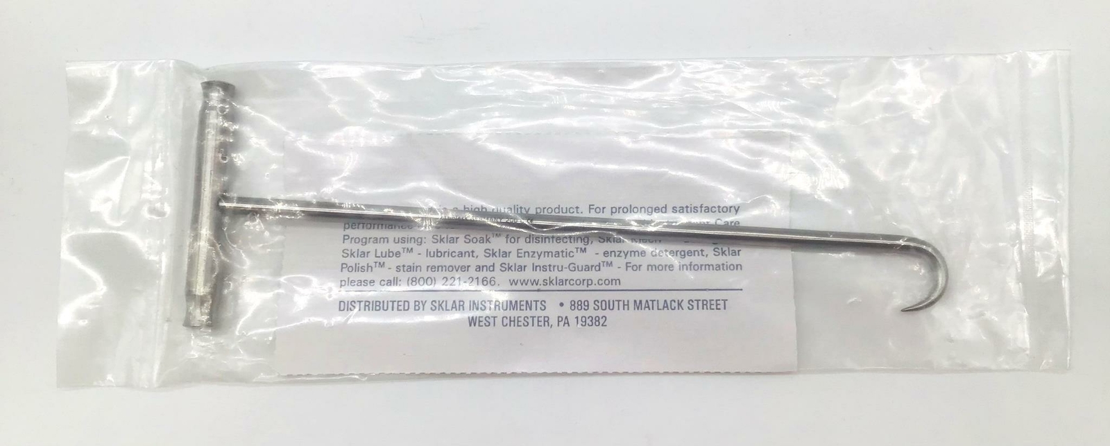 Sklar 40-6855 Bone Hook “T” Handle Large – NEW
