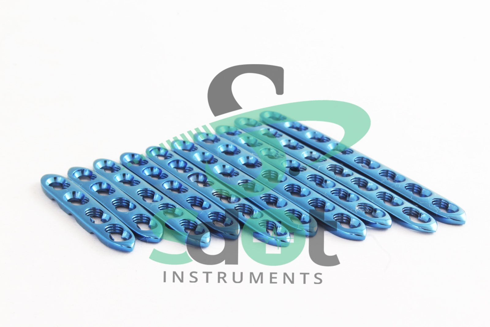 1.5mm LCP (Locking Compression Plate) 10 PCs Set Titanium SdOt Instruments