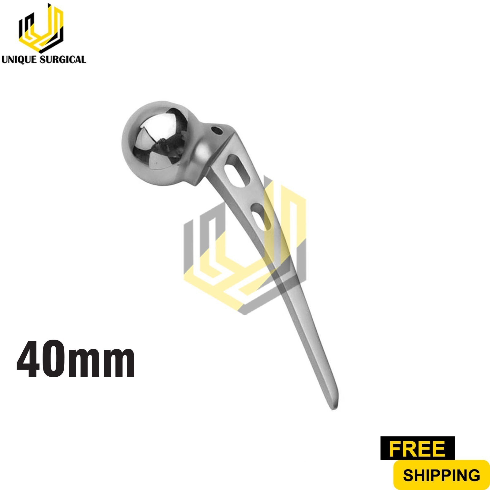 AMP Hip Prosthesis 40mm Orthopedic Instruments