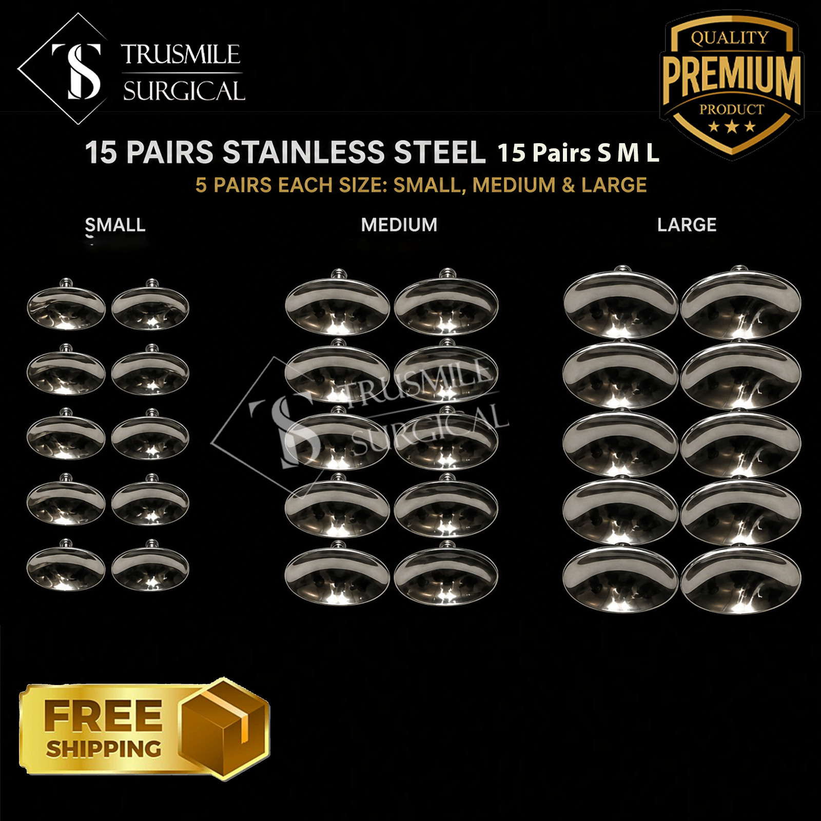 Eye shield Ocular Sclera Protection Laser Tattoo Remove Eyelid 15 Pairs S M L