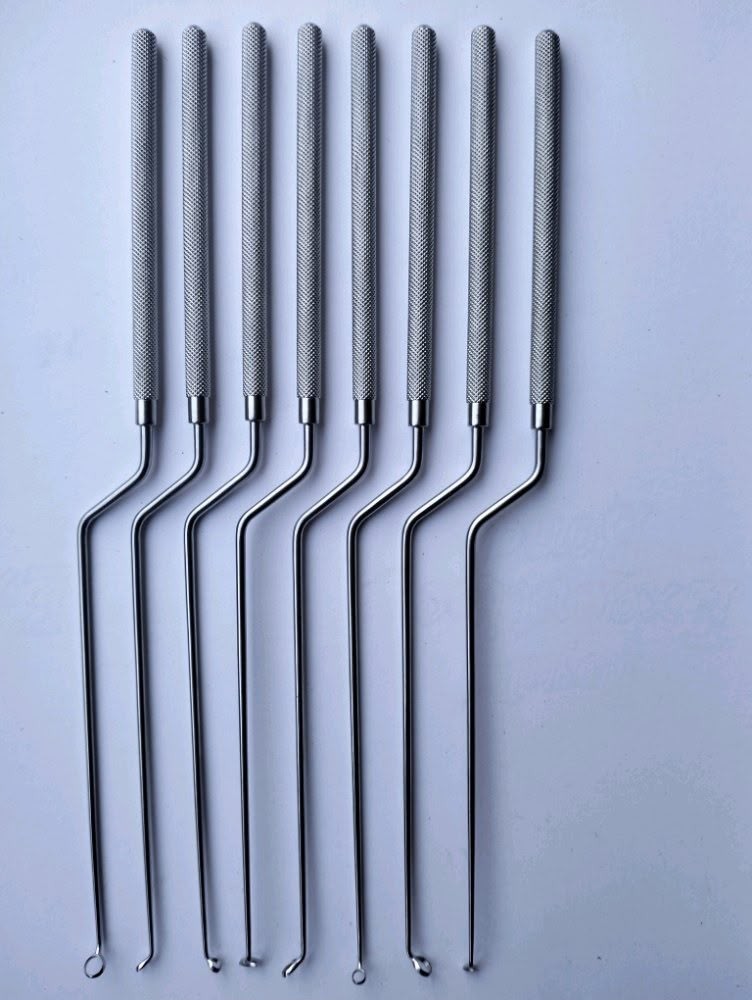 Hardy Bayonet Dissector Set 8 Pcs Neuro Ortho Surgical Instruments Stainless Ste