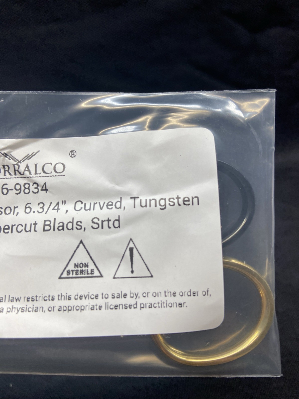 Mayo Dissecting Scissor, 6.3/4″, Curved, Tungsten Carbide Supercut Blads, Srtd