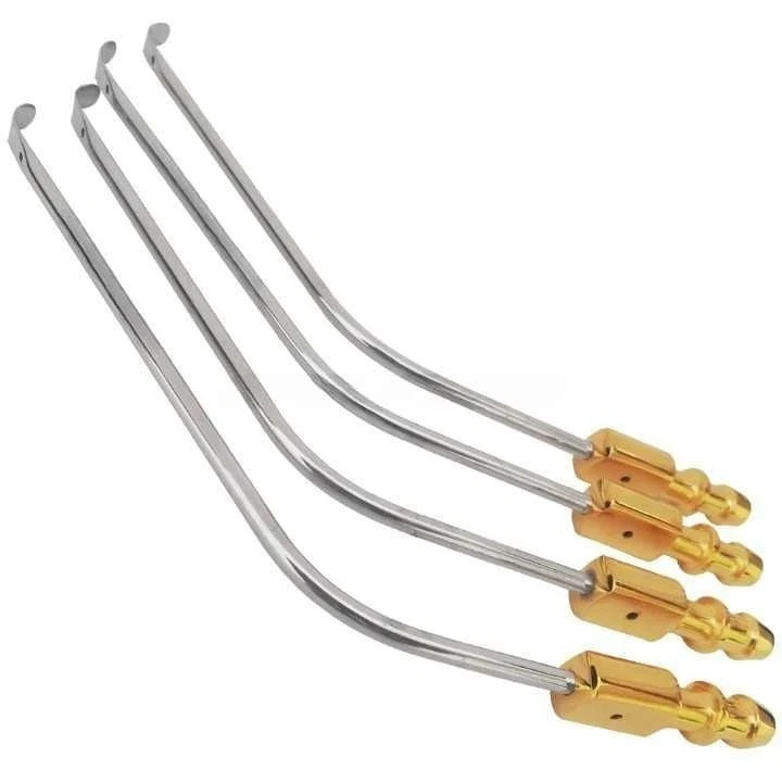 Suction Tube With Atraumatic Tip Reusable Surgical Instruments 4PCs Set