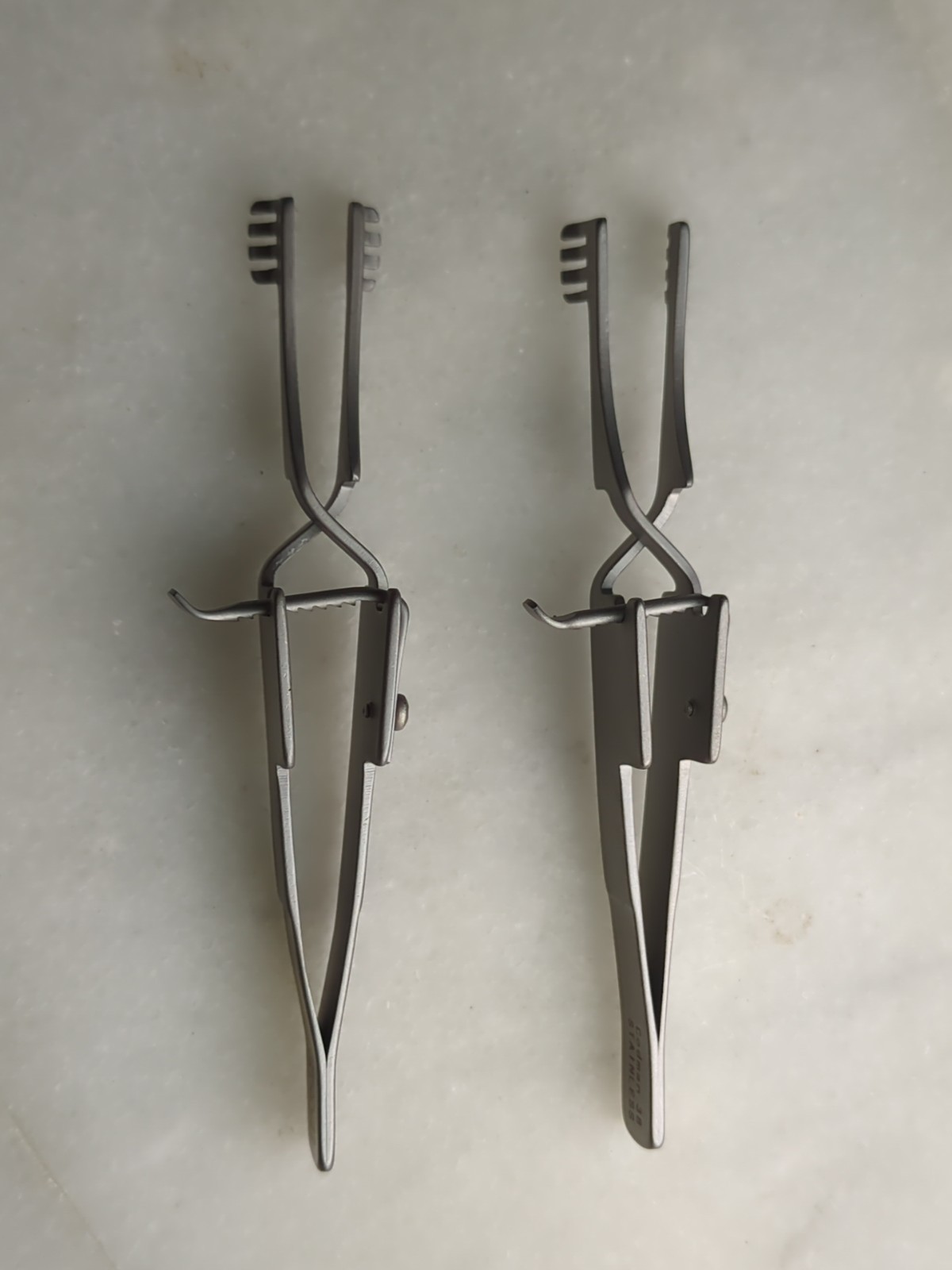Lot of 2 Codman Heiss retractors