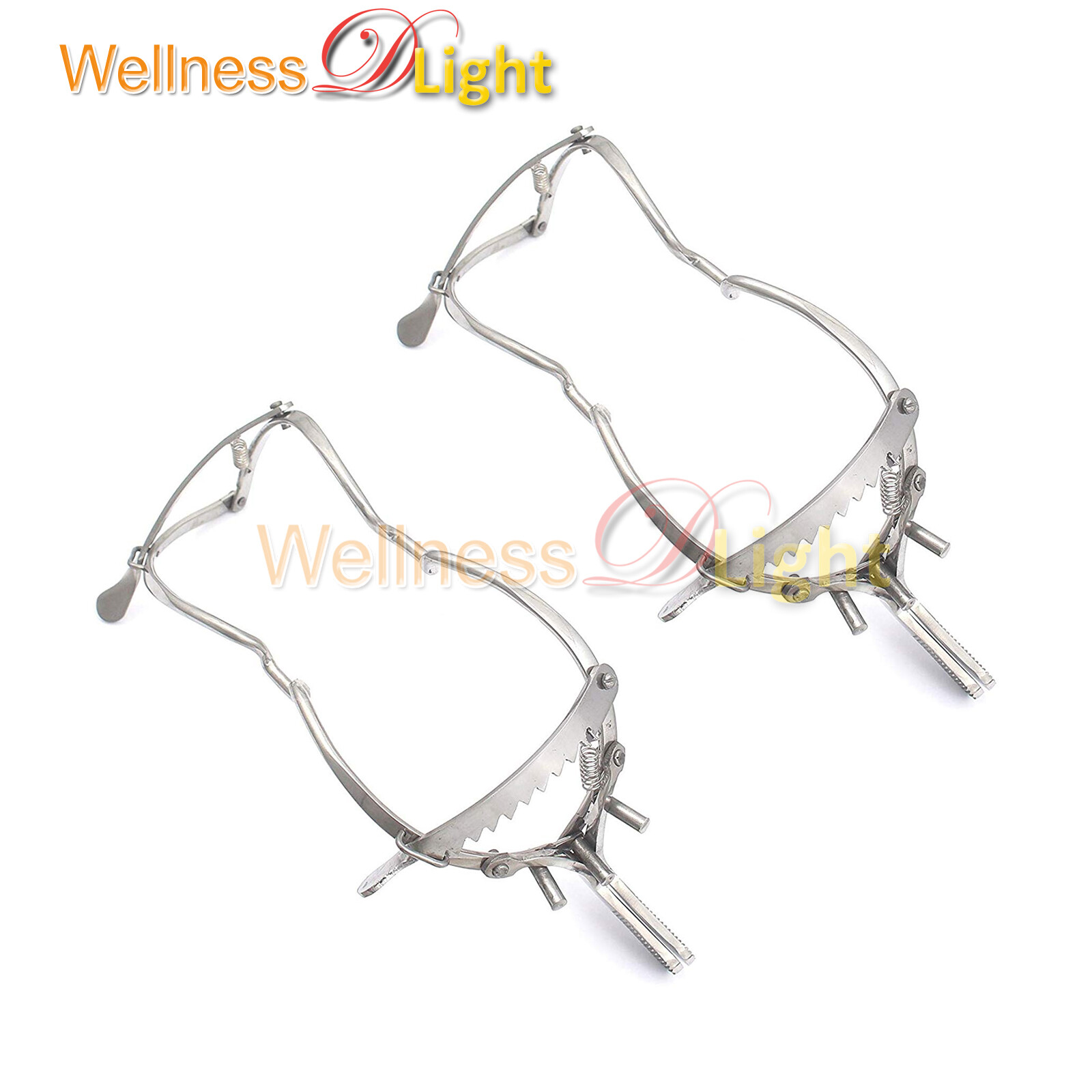 2 Pcs 6″ Whitehead Dental Surgical Mouth Immobilizer Gag Stainless Steel
