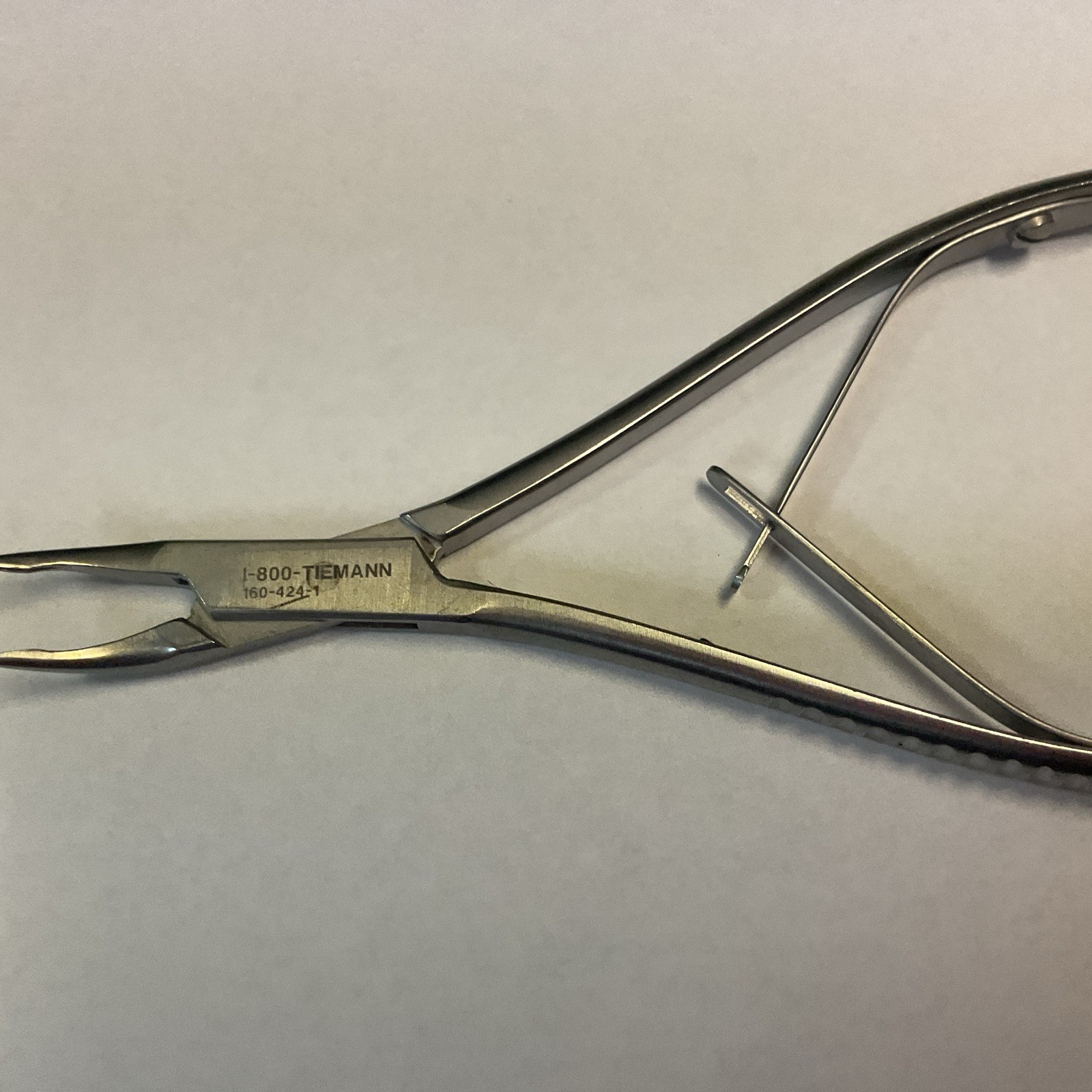 Tiemann Bone Cutting Rongeur Orthopedic Instrument 1-800 #(5C06T)