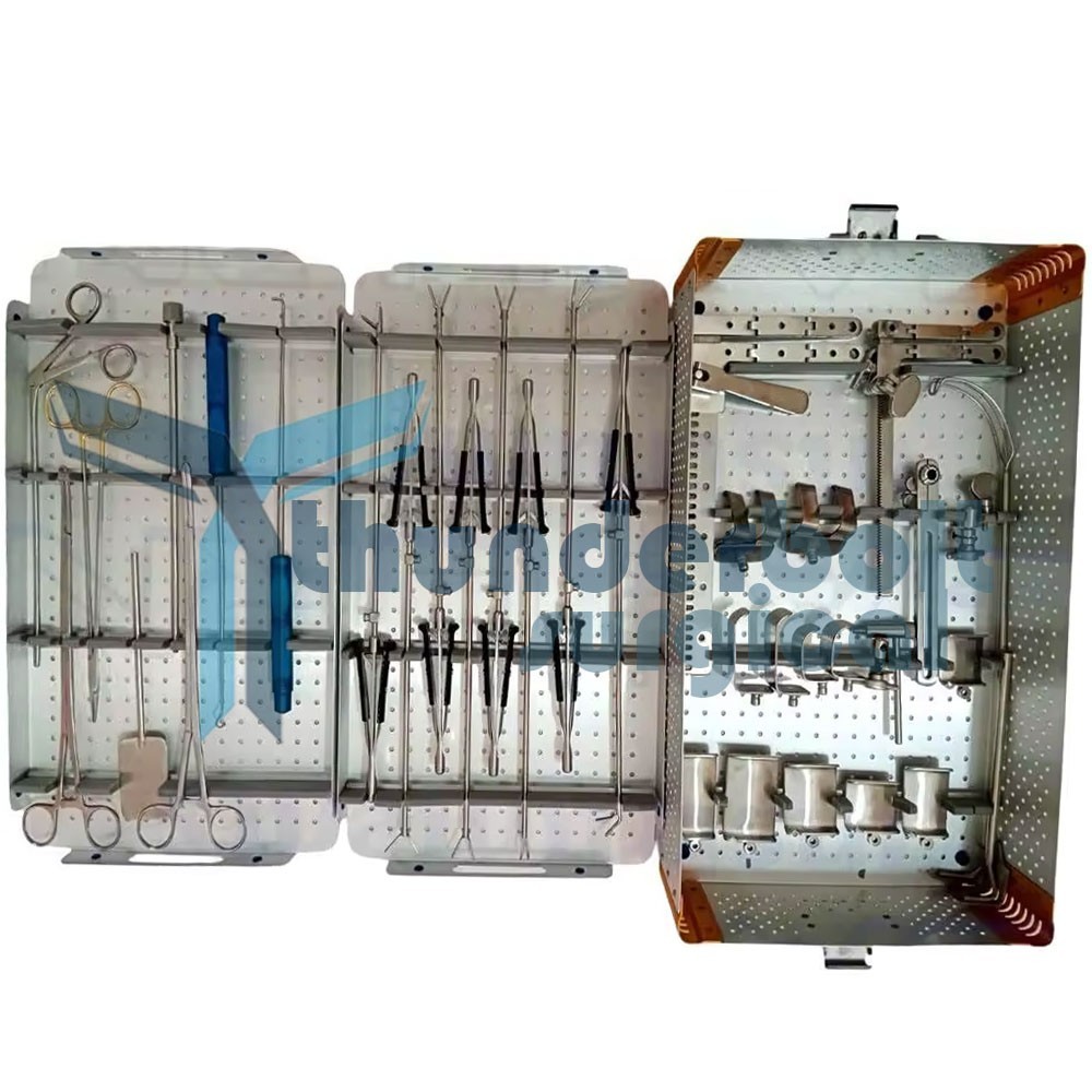 Basic Valve XS Surgery Instruments Set Cardiac Surgery Set With Aluminum Box