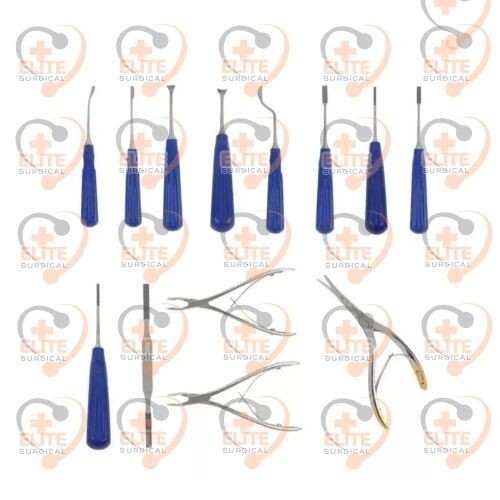 Basic Rhinoplasty Preservation Instruments Set of 13 PCS Plastic Surgery