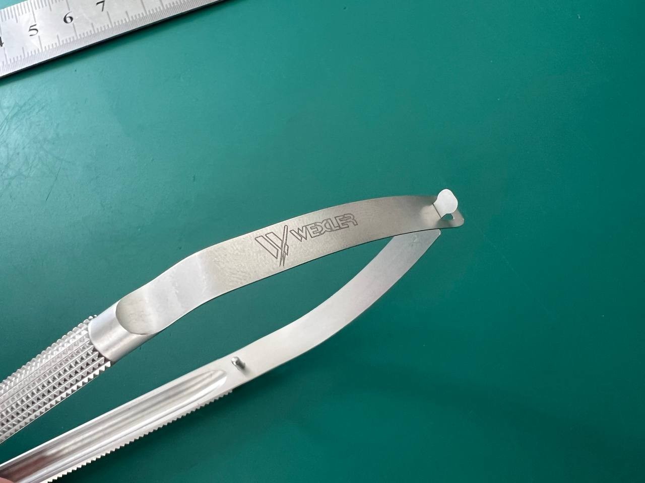 Wexler SL0785.1F Potts-Scissors 125° Angled V-Neck Micro Fine Blades 6.5”