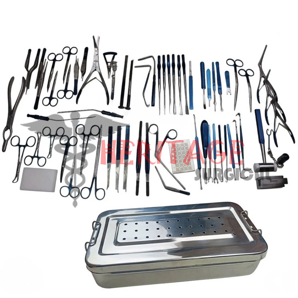 Rhinoplasty Instrument Set Titanium Coated Nose Surgery Premium Quality – Box