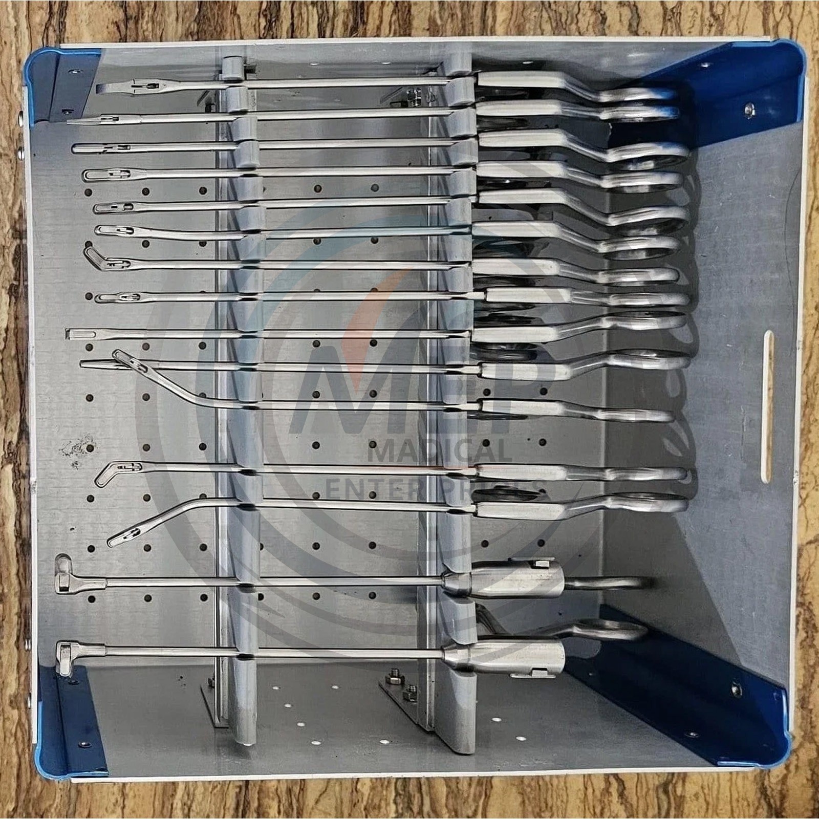 Arthroscopy Forceps Set of 15 Pcs With Sterilization Box Orthopaedic Surgery Kit