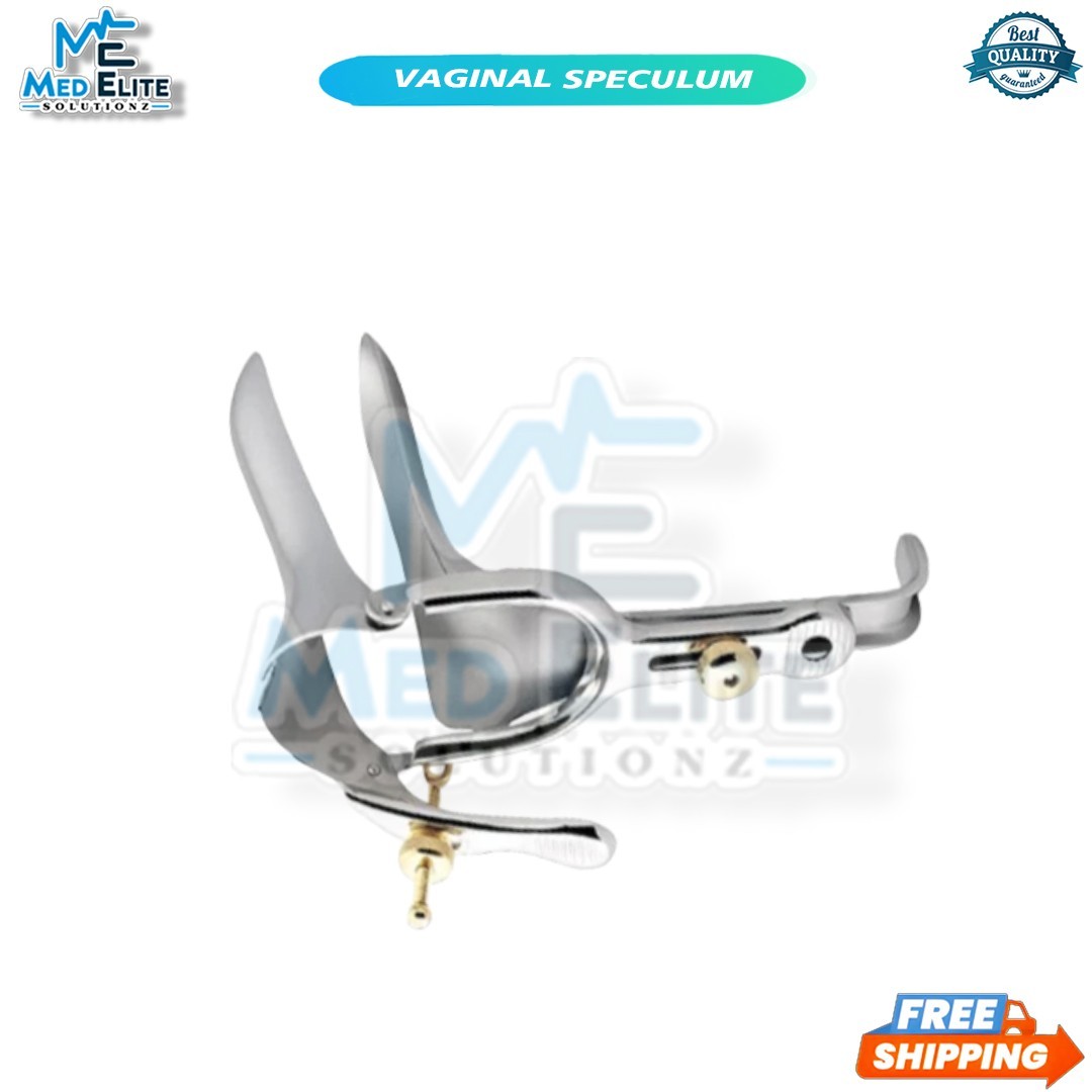 New View-More Vaginal Speculum, 1 x 4.75, Size Large, Premium German Stainless