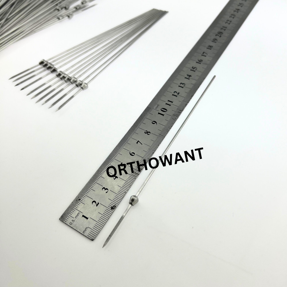 TPLO Plates Temporary Fixation Surgical Jig Pins 316L 1.5-2.0mm 100 Pcs